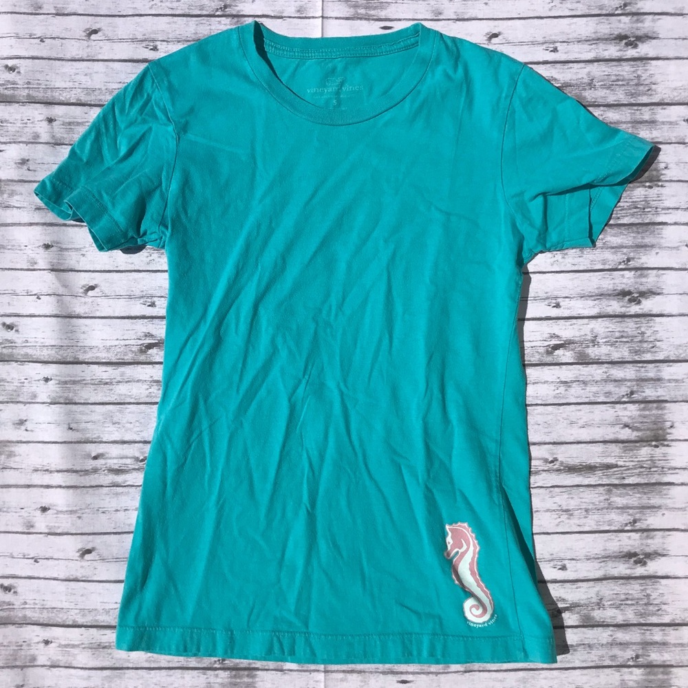 Vineyard Vines Teal TShirt Sz S